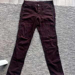 Rag & Bone Deep Purple maroon Denim skinny pants
